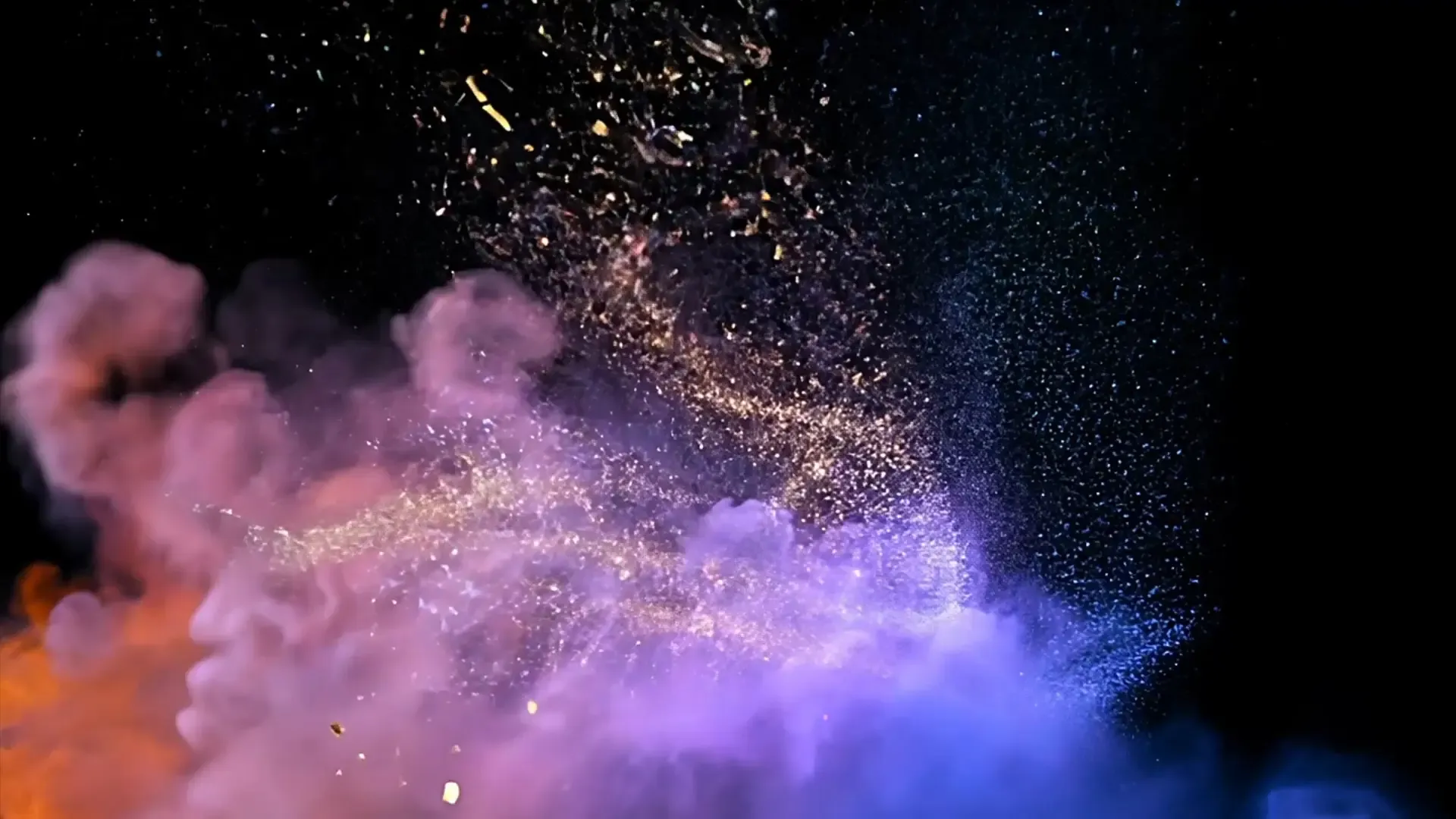 Galactic Dust Cloud Overlay for Sci-Fi Film Effects